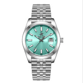 Beverly Hills Polo Club Men's Analog Watch, Blue Dial  With Silver Stainless Steel Band, BP3810X.300